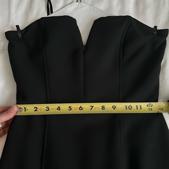 Veronica Beard Nabi Strapless Black midi dress - Picture 7 of 10